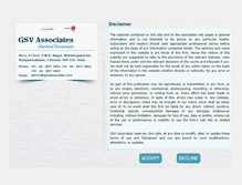 Tablet Screenshot of gsvassociates.com